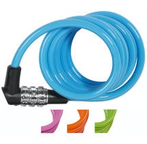 ABUS Antivol Cable Combi Color 1M50X7MM – Cable Spiral 4 Couleurs Asso