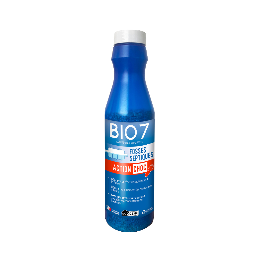 ECOGENE BIO7 Choc Activ Bacterien 375G – Fosses Septiques
