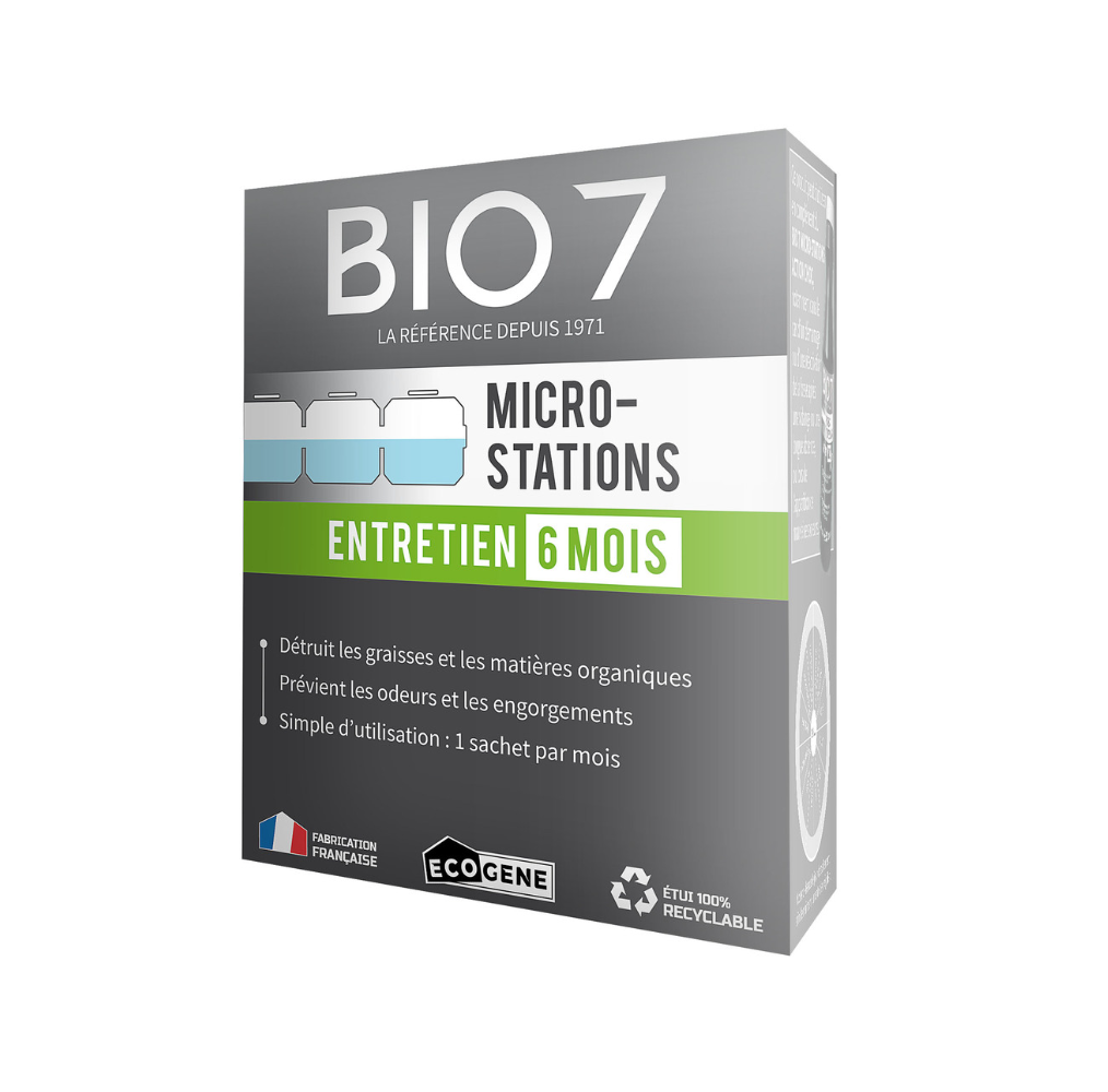 ECOGENE BIO7 Entretien Micro Stations 480G – Ecogene / 6 Mois D'entret