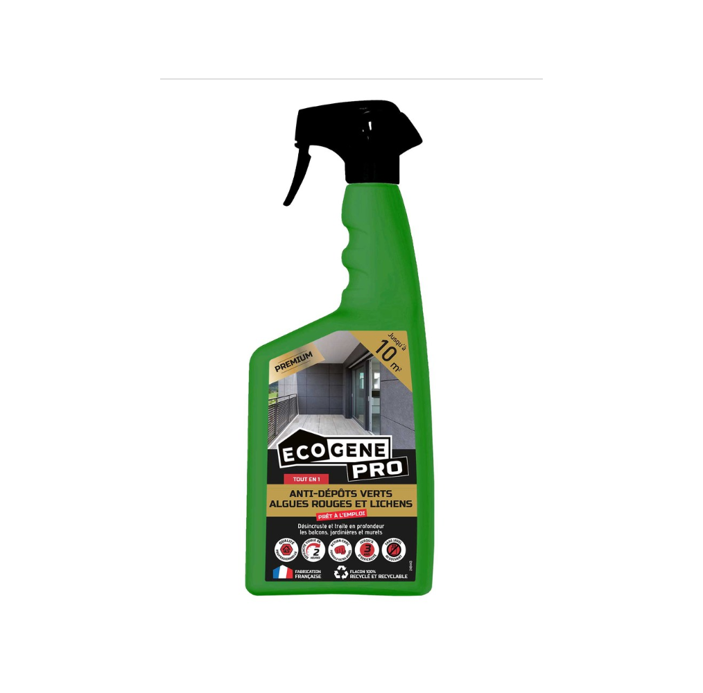 ECOGENE Ecogene Spray Anti Depots Verts 1L – Ecogene PRO - Jusqu'a 10M