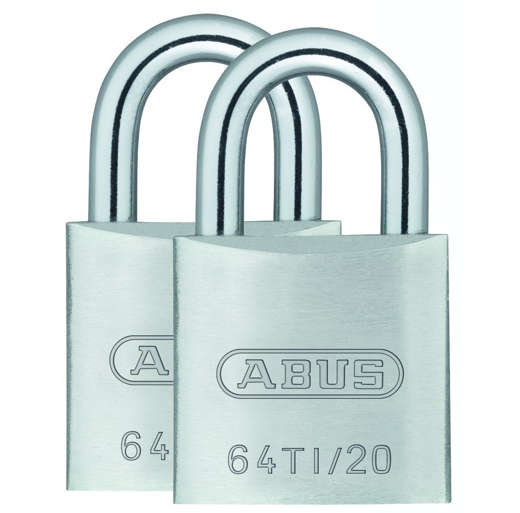 ABUS 2 Cadenas 20MM Titalium Blister