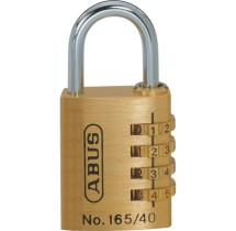 ABUS Cadenas 40MM Laiton Combi Blister – 4 Chiffres