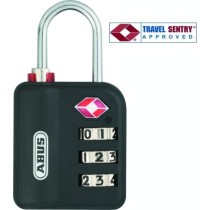 ABUS Cadenas 30MM TSA Combi Noir Blis – 3 Chiffres