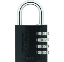 ABUS Cadenas 40MM ALU Combi Noir Blist – 4 Chiffres