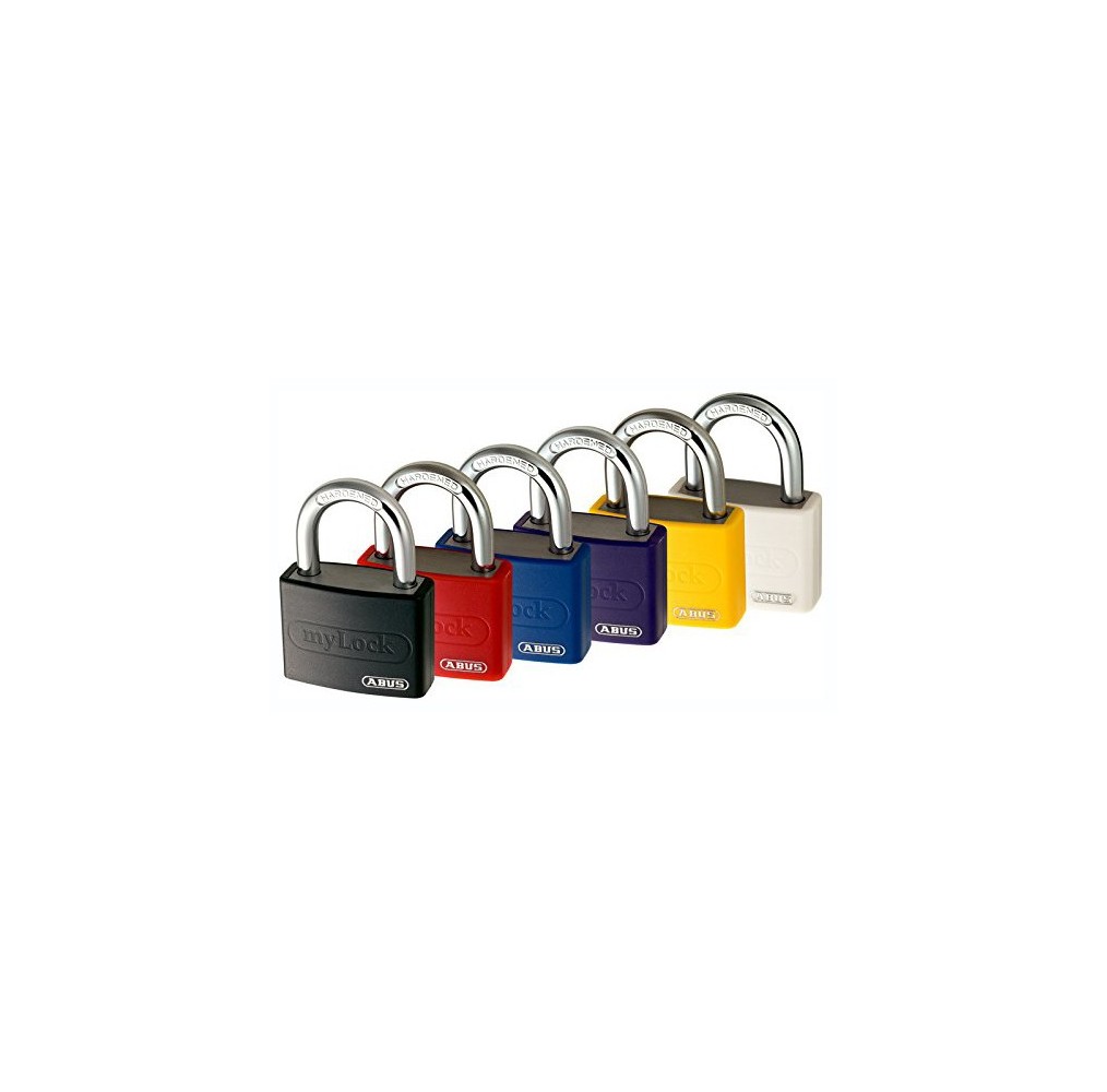 ABUS Cadenas 40MM ALU 6 Couleurs Blist – Coloris Assortis