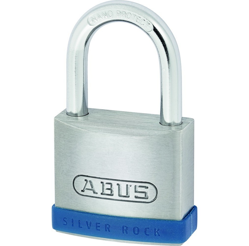 ABUS Cadenas 45MM Zinc Massif Blist – Silver Rock