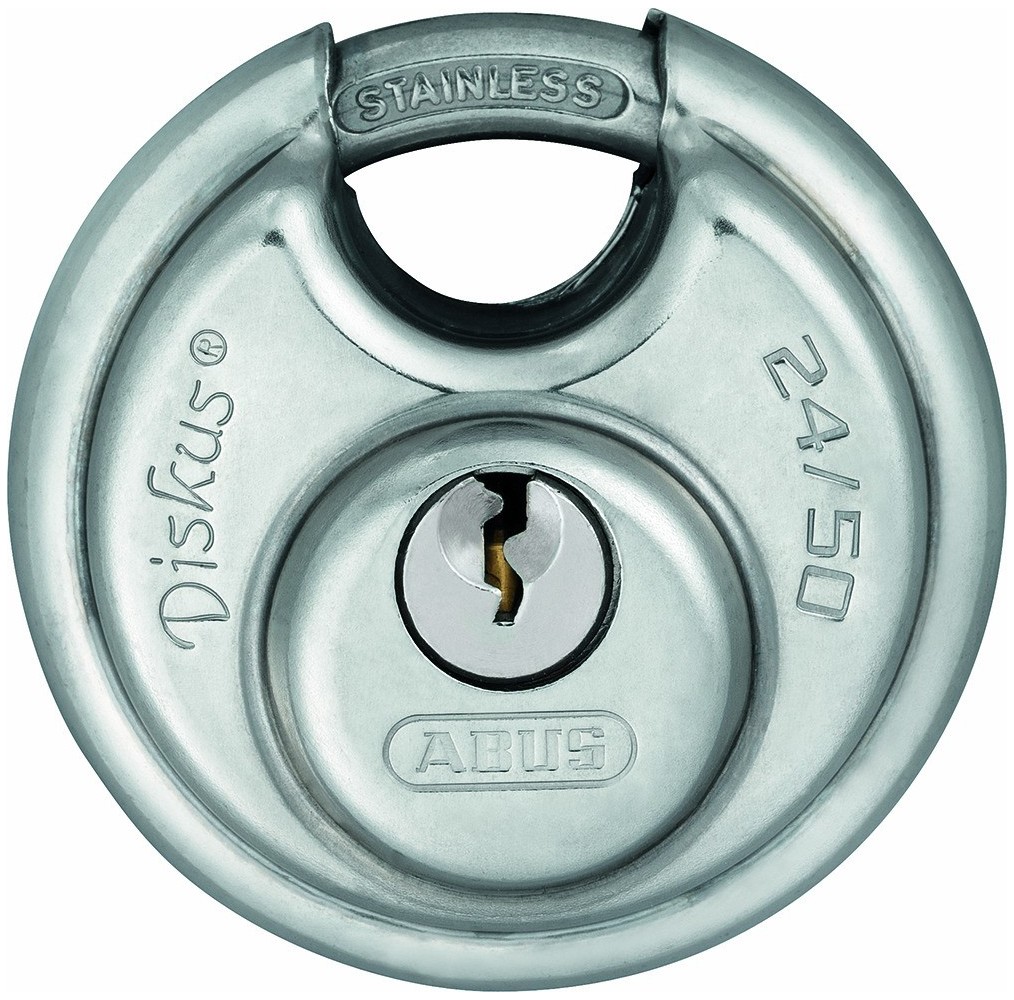 ABUS Cadenas 50MM Acier Anse Inox Blist – Diskus Cylindre a Goupilles