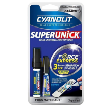 CYANOLIT Cyanolit Superunick Plastic LIQ 3G – Liquide + Primaire Accro