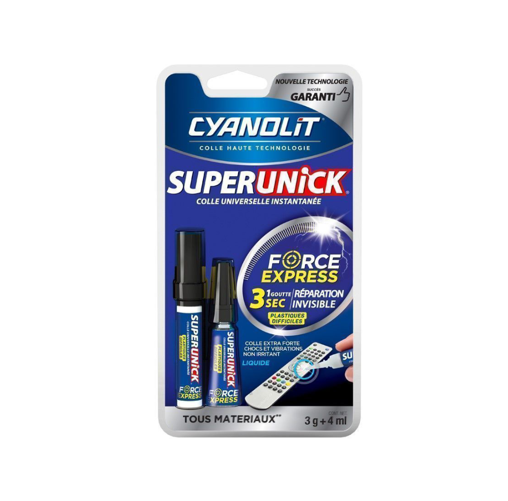 CYANOLIT Cyanolit Superunick Plastic LIQ 3G – Liquide + Primaire Accro