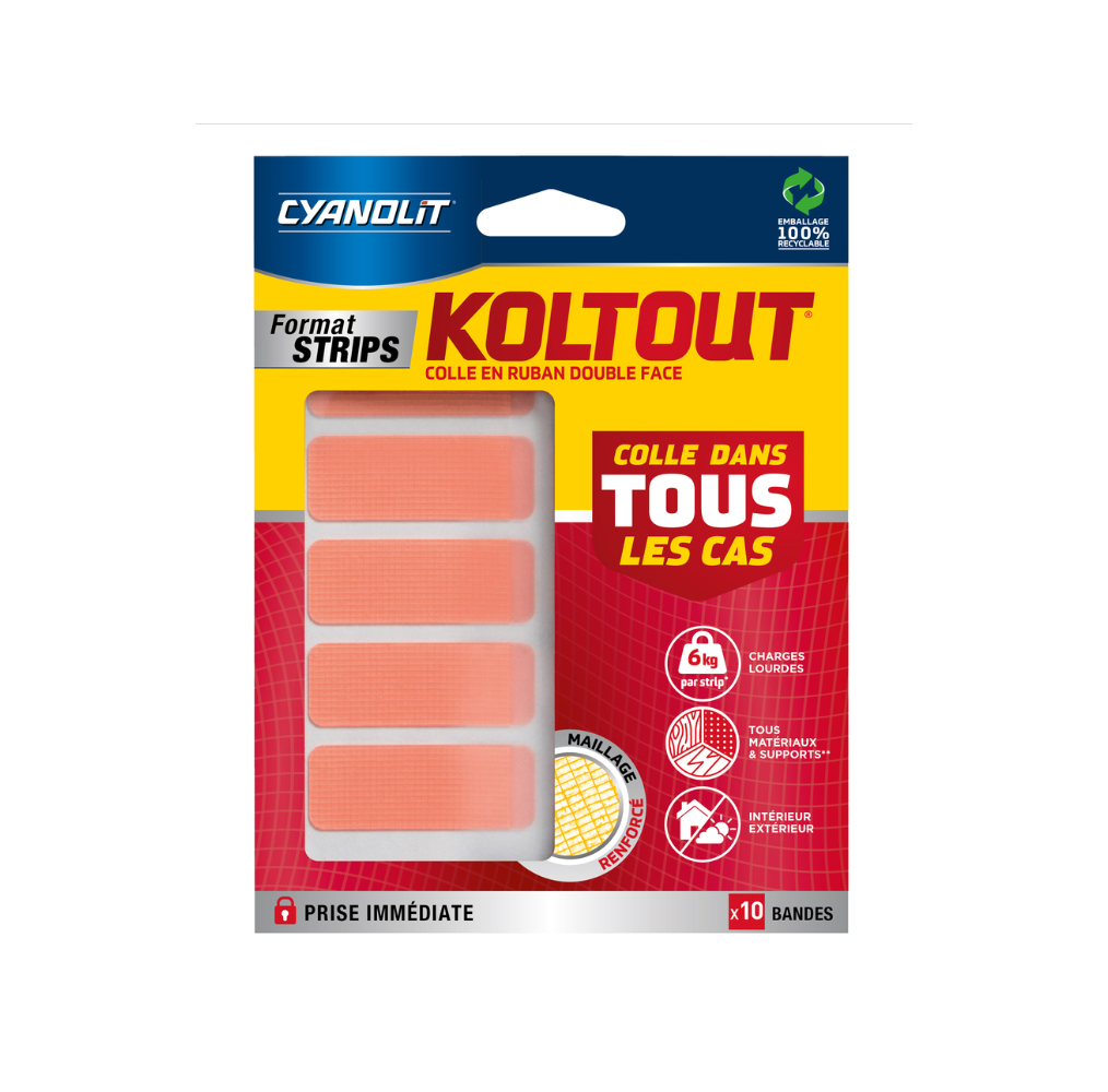 KOLTOUT Koltout STRIP prédécoupé X10
