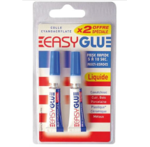Easy Glue Colle instantanée lot de 2 tubes 3 g