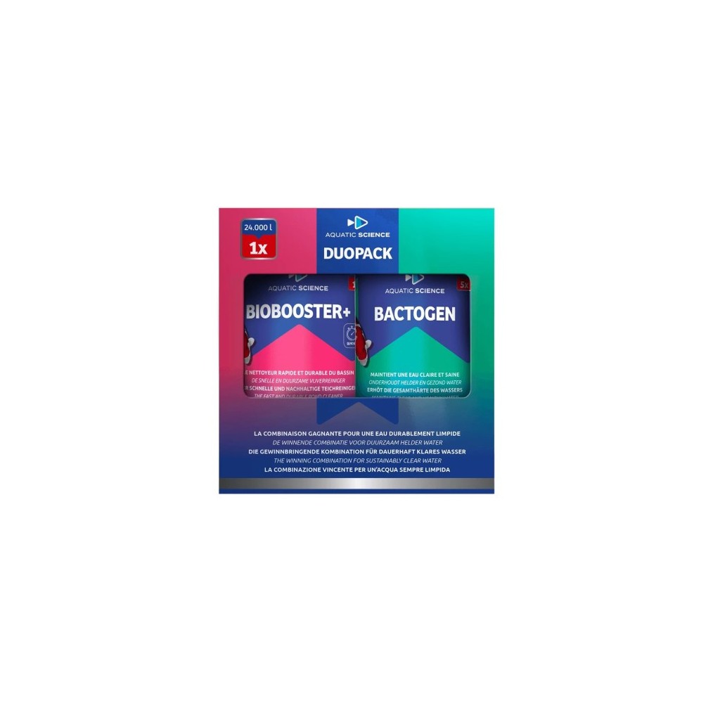 IchiPond Duo Pack 3000 Biobooster + Bactogen traitement bassin