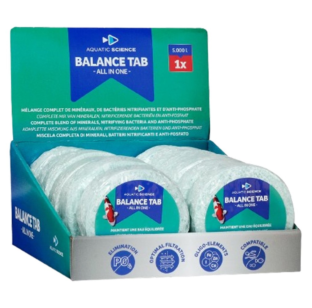 Aquatic Science Balance Tab All-in-One bioactif pour bassin