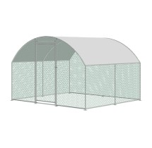 Enclos poules métal 250 × 300 cm | AgriArtisan