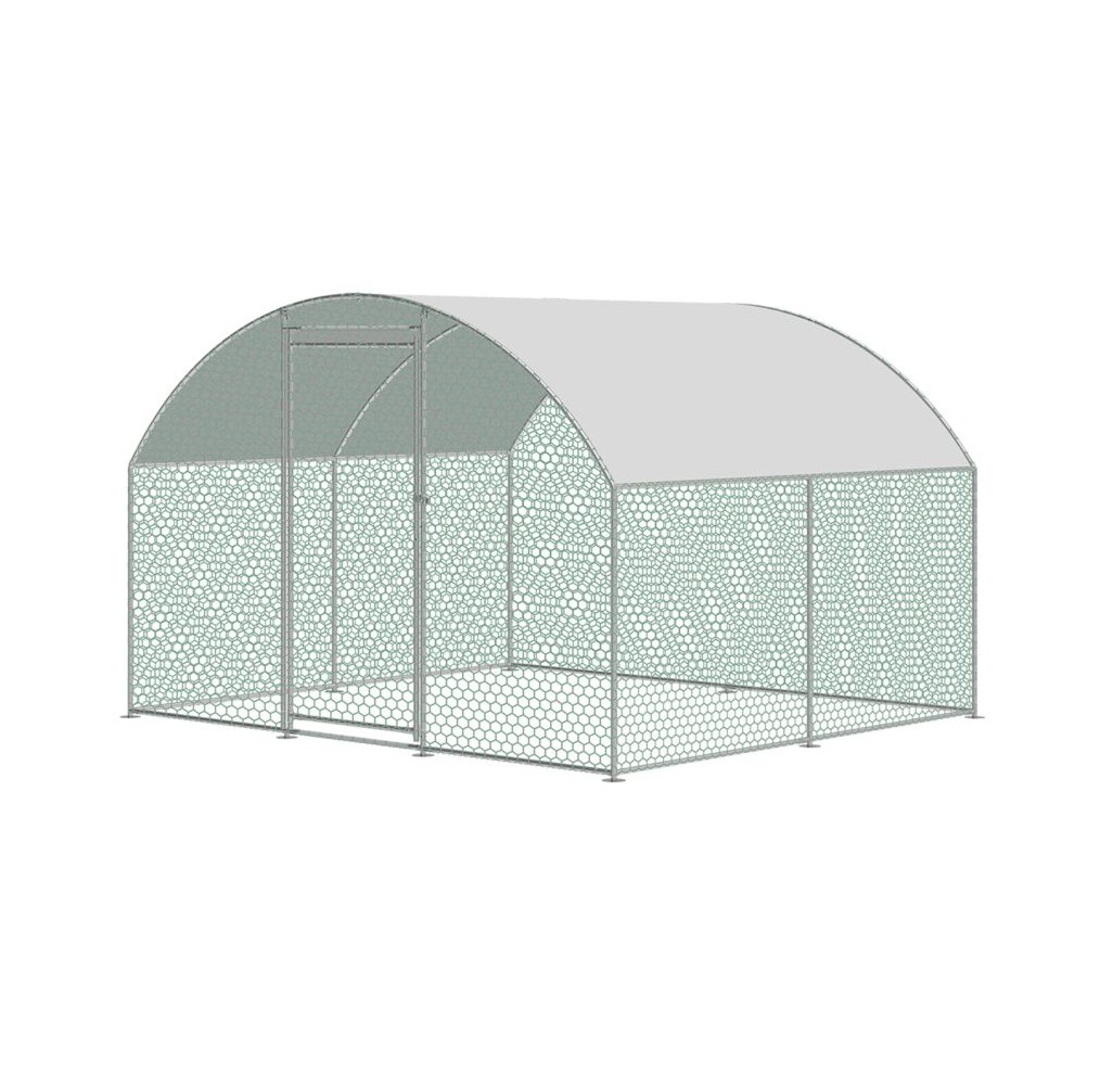 Enclos poules métal 250 × 300 cm | AgriArtisan