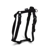 Harnais H chien Classic Nylon noir 20-32 cm × 10 mm XS | Vadigran