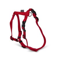 Harnais H chien Classic Nylon rouge 40-65 cm × 20 mm M | Vadigran