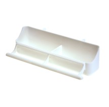 Mangeoire oiseaux plastique blanc 18 cm | Vadigran