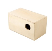 Nichoir bois exotiques 18,9 × 10,4 × 10,4 cm Ø3,5 cm | Vadigran