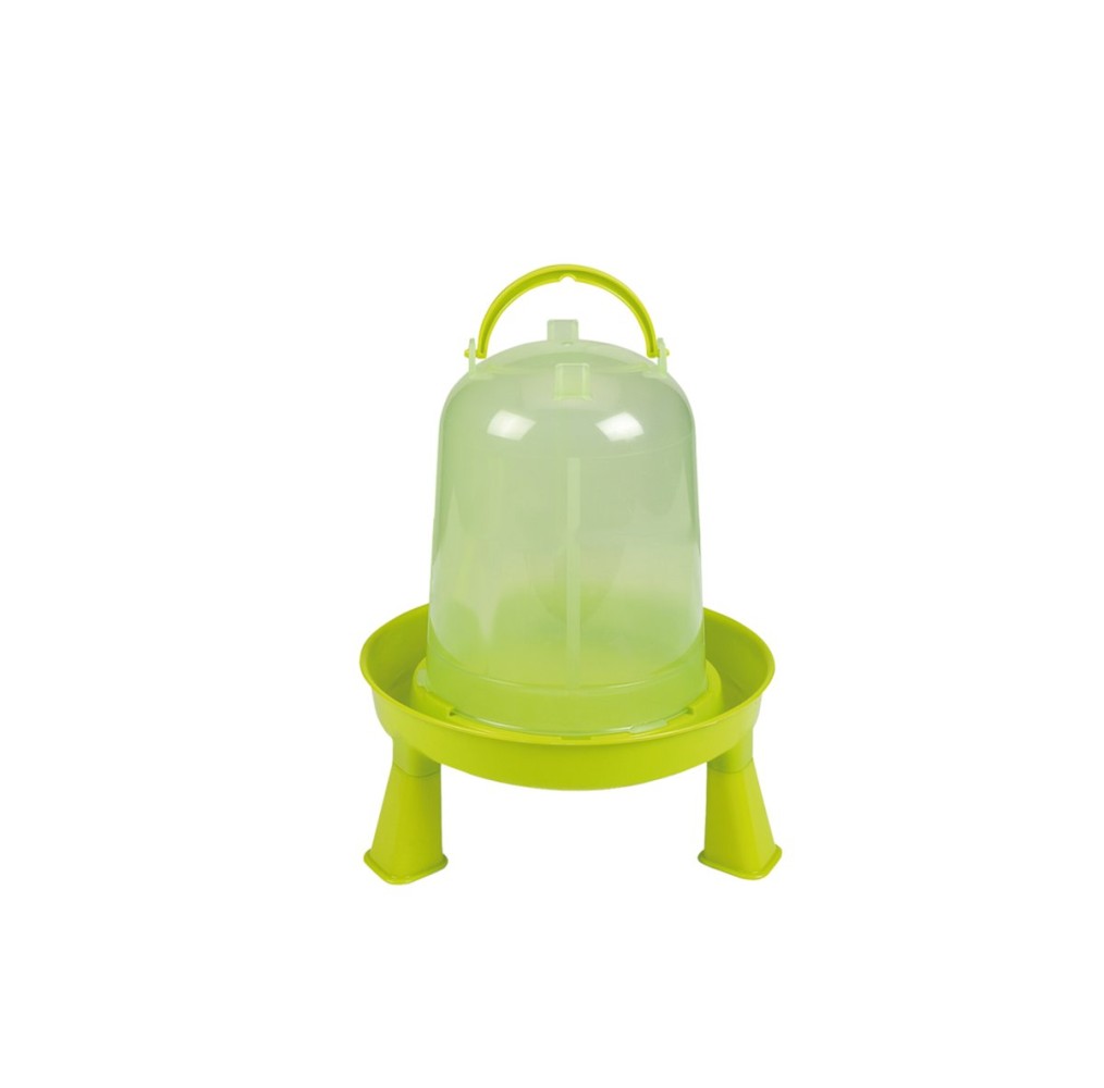 Abreuvoir avec pieds pour poules vert 3 L 28 cm | Vadigran