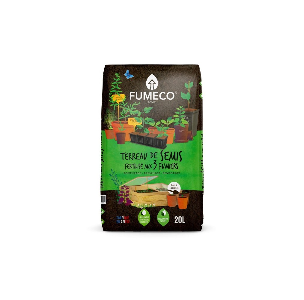 Terreau semis Fumeco 20 L – sac référence 1180