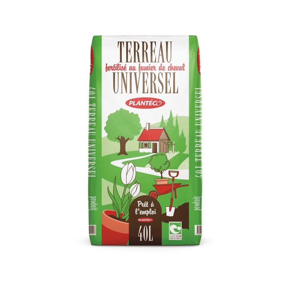 Terreau universel Fumeco 40 L – sac au fumier de cheval