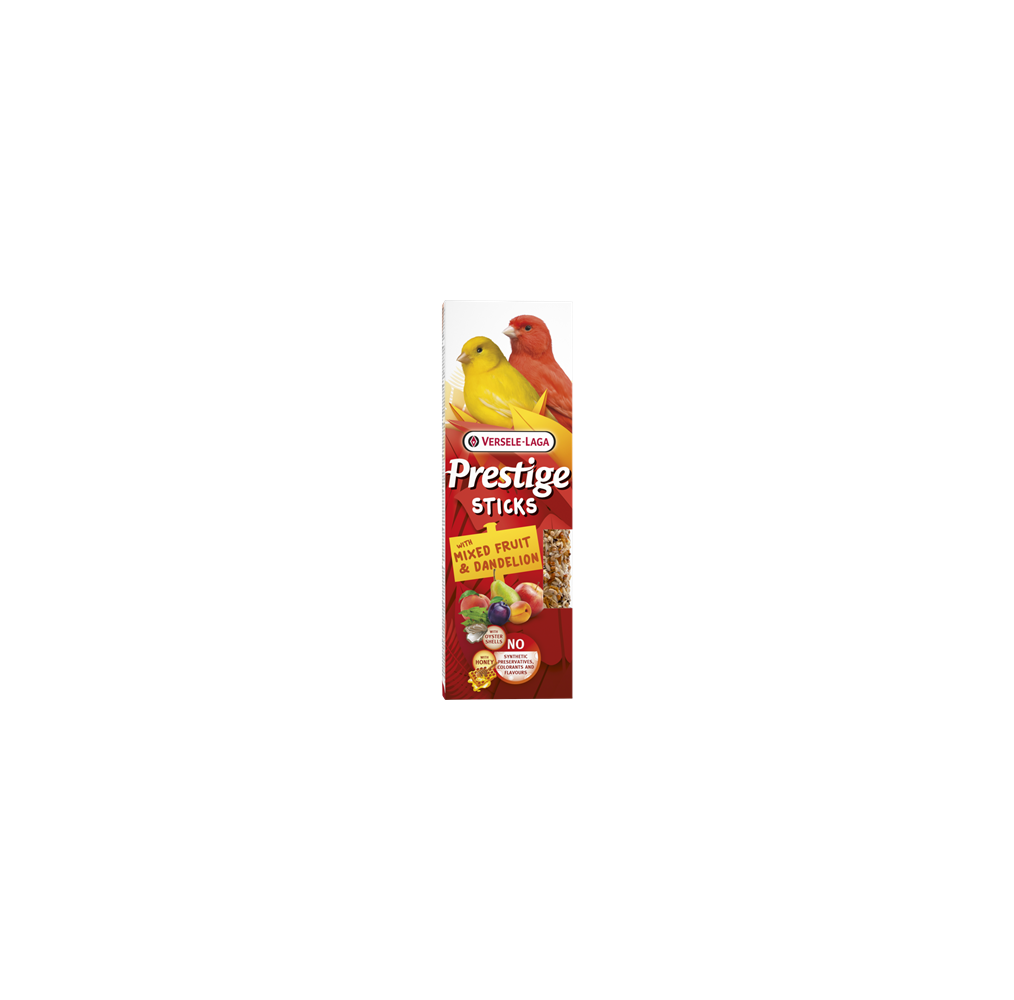 Prestige Sticks canaris fruits et pissenlit – 2 × 30 g
