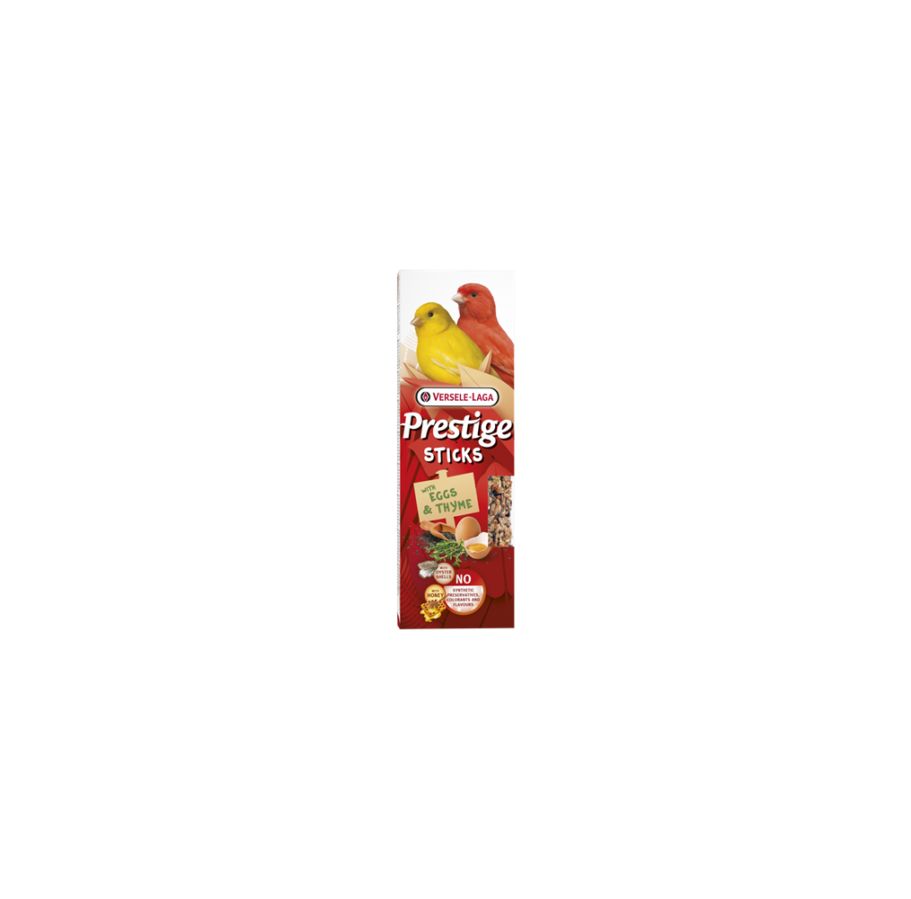 Prestige Sticks canaris œuf et thym – 2 × 30 g