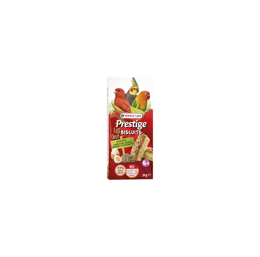 Prestige Biscuits oiseaux aux graines de santé – 6 pièces, 70 g
