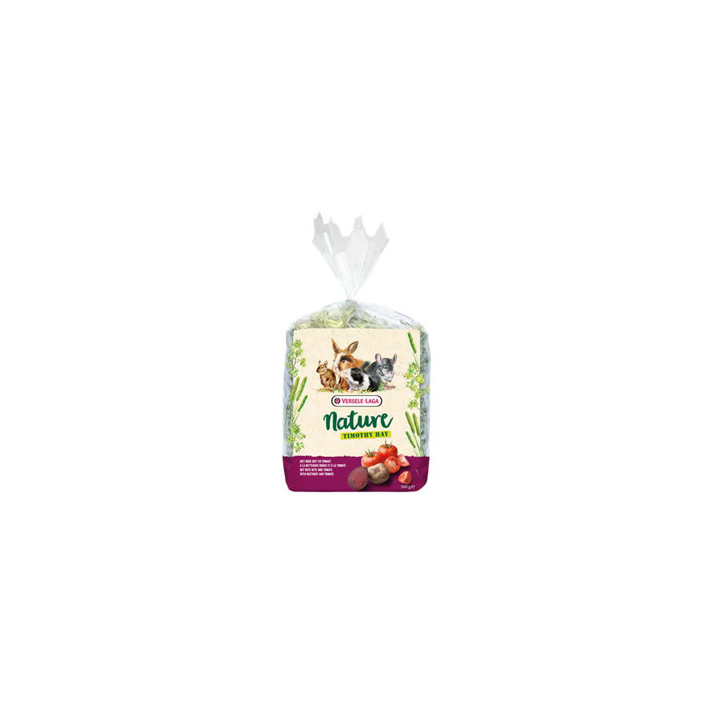Nature Timothy Hay betterave et tomate – 500 g