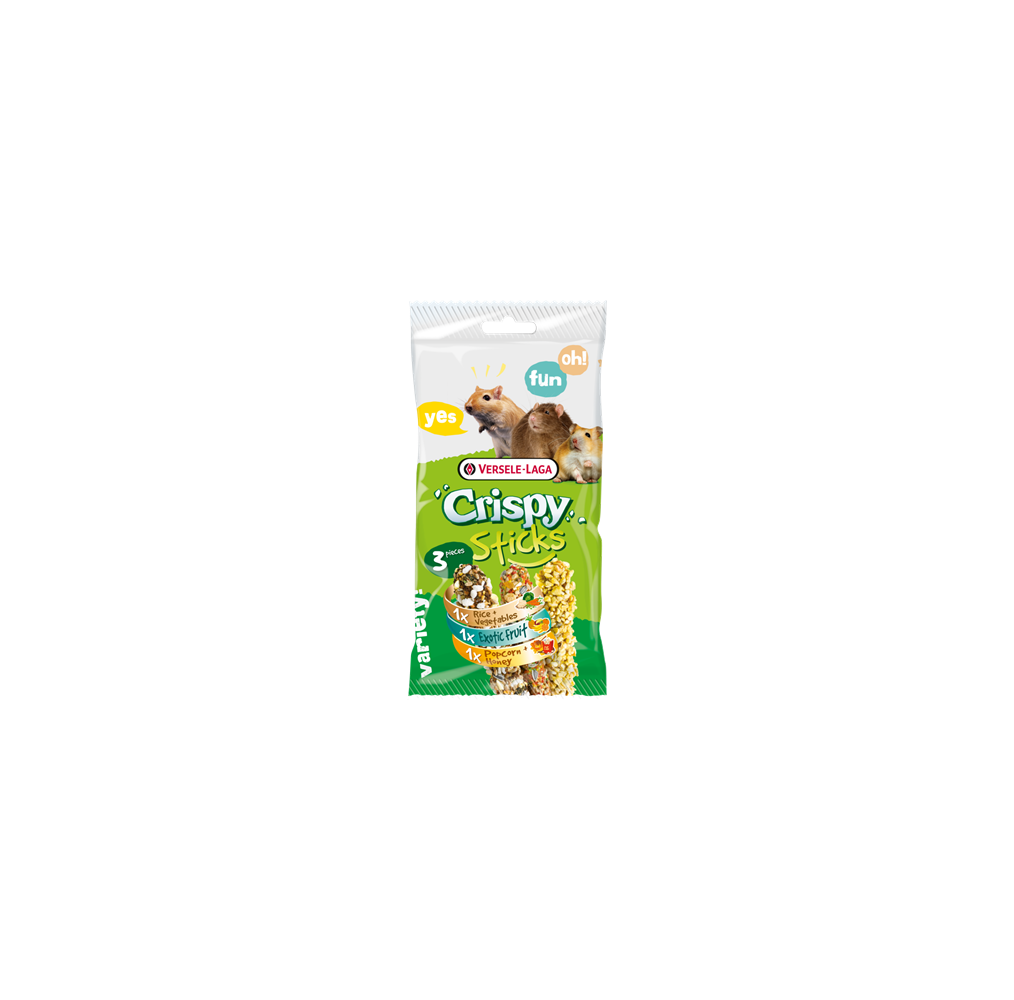 Crispy Sticks Omnivores Triple Variety – 3 sticks, 160 g