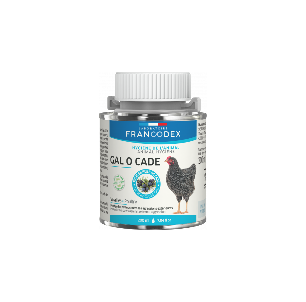 Gal O Cade – Soin pour Pattes des Volailles – Francodex – 200 ml