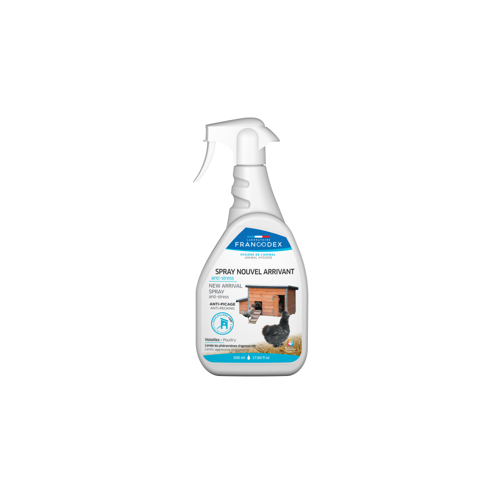 Spray Nouvel Arrivant Anti-Stress – Francodex – 500 ml & 1 L