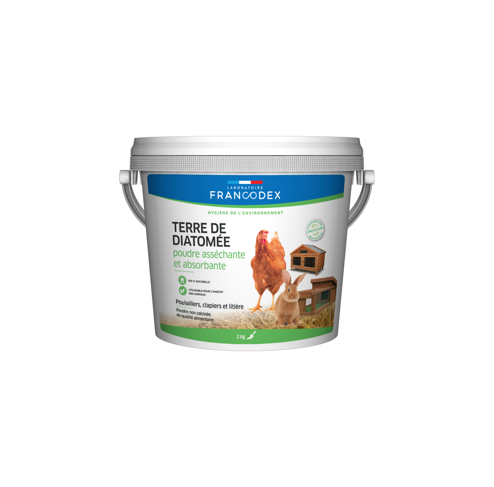 Terre de Diatomée Aérosol Insecticide Francodex – Protection Naturelle Contre les Poux Rouges