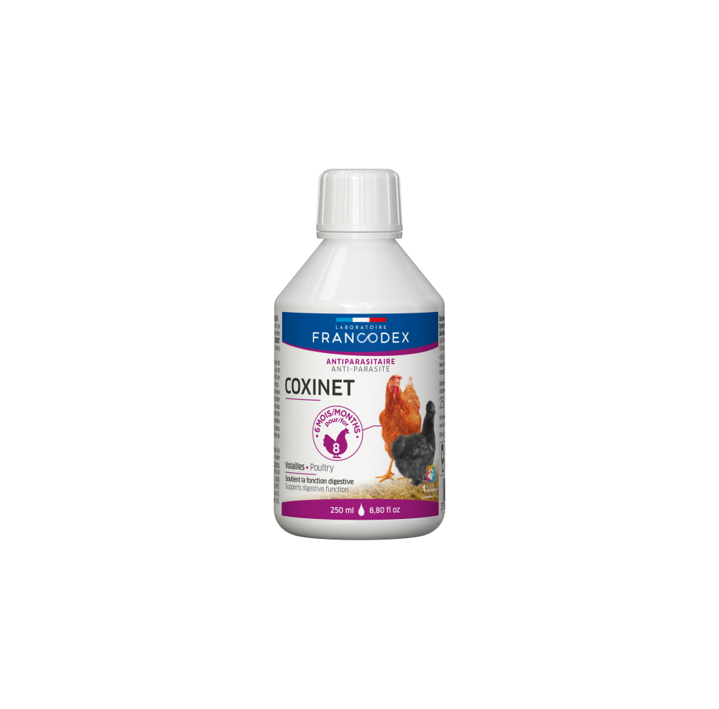 Coxinet Francodex – Complément Digestif Naturel pour Volailles