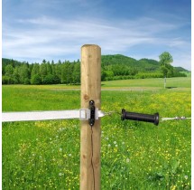 Kit poignée + plaque + isolateur pour rubans BEAUMONT – Clôture électrique