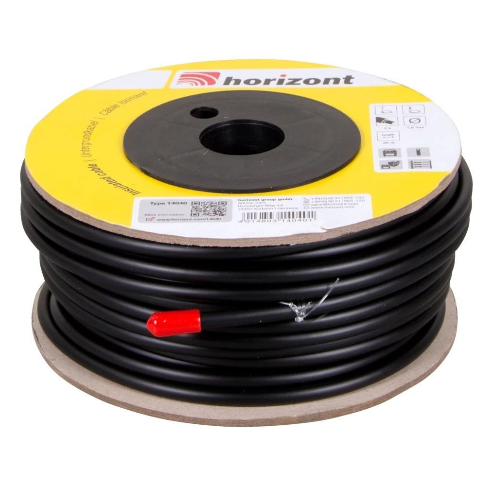 Câble haute tension 25 m Ø 1,6 mm – Double Isolation – HORIZONT