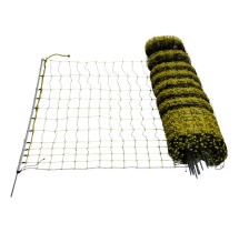 Filet Électrifiable Volailles 50 m x 105 cm – Sécurité & Facilité | Piquets Inclus