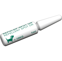 Pipettes Insectifuges – Chiots et Petits Chiens (moins de 10 kg) | Naturelles | 4 x 1 ml
