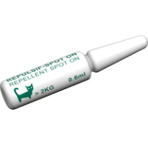 Pipettes Antiparasitaires - Chats de plus de 2kg | 4 x 1ml | Répulsives
