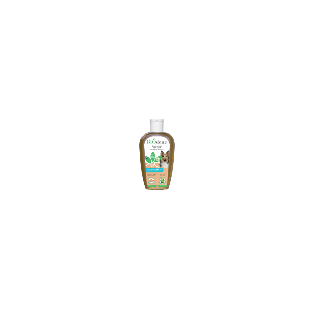 Shampooing démêlant chien 250 ml | Biodène