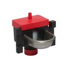 Abreuvoir universel inox 6 × 6 × 3 cm
