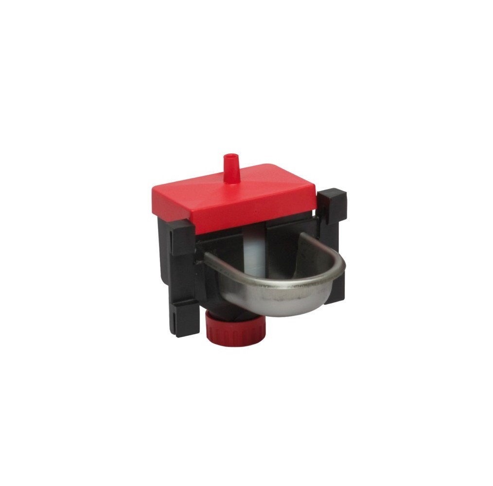 Abreuvoir universel inox 6 × 6 × 3 cm