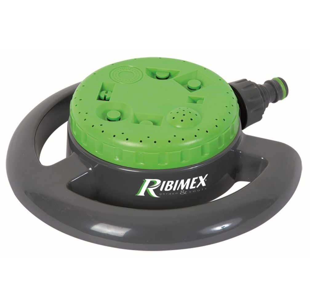 Arroseur multifonctions Ribimex – 8 jets, couverture 90 m²