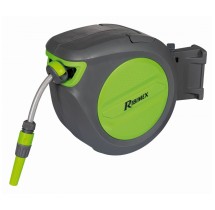 Dévidoir mural automatique Ribimex – 20 m Ø 12,5 mm – Kit complet jardin