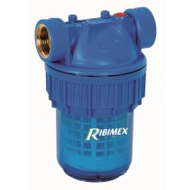 Filtre à eau 3 pièces Ribimex – Support mural & clé inclus – Entrée 3/4"