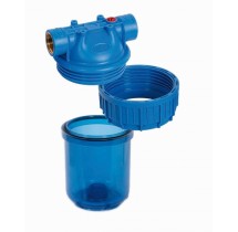 Filtre à eau 3 pièces Ribimex – Support mural & clé inclus – Entrée 3/4"