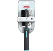 Brosse Double Zolux Anah Taille S – Démêlante & Lissante pour Petits Chiens et Chats
