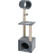Arbre à Chat Zolux Trio Gris – Niche, Griffoirs et Plateformes pour Chats
