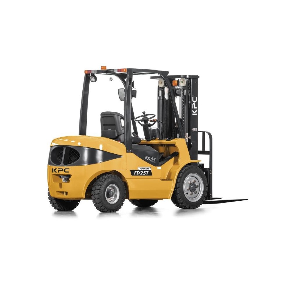 Chariot Élévateur KPC FD25T Diesel – 2 500 kg, Mât Triplex 4.8 m, Transmission Powershift